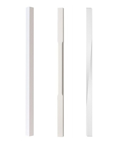 White Primed 41mm Spindles